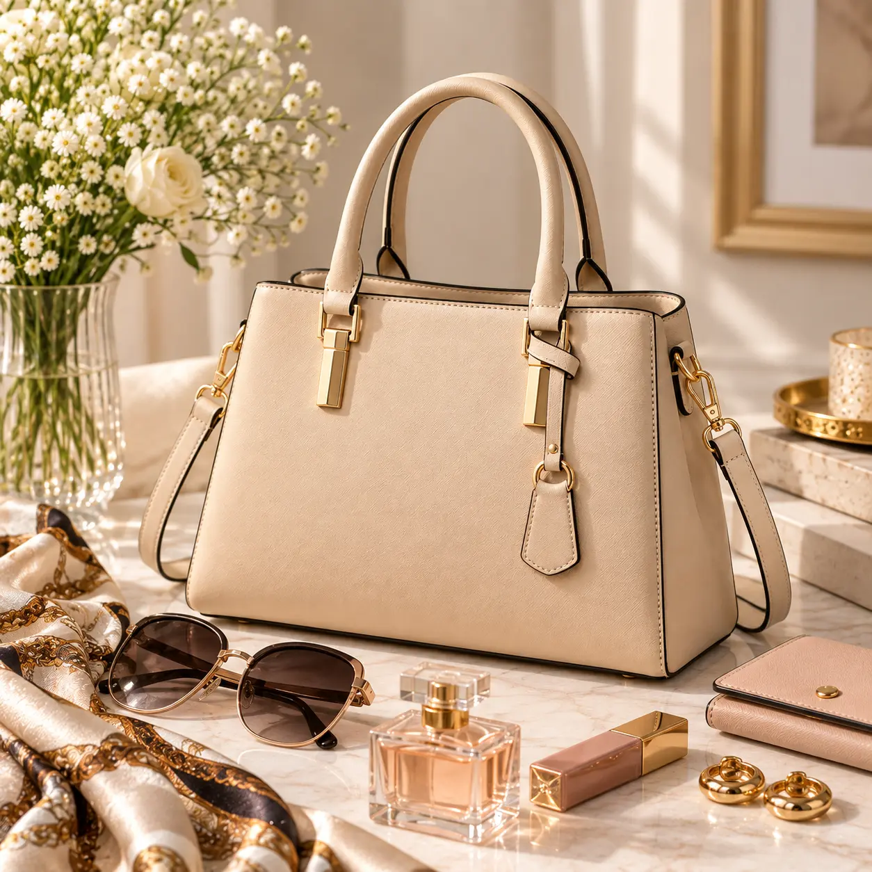 Women’s Elegant Structured Handbag